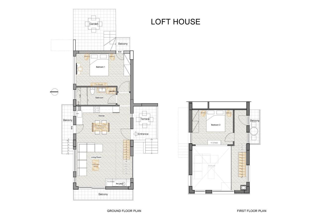 Вилла Loft House Zante Аргаси Экстерьер фото